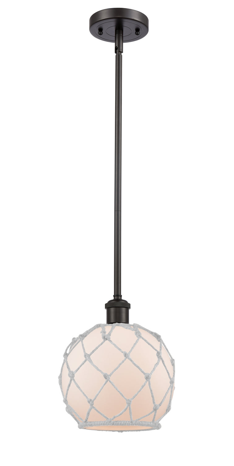 Innovations 516-1S-OB-G121-8RW One Light Mini Pendant, Oil Rubbed Bronze