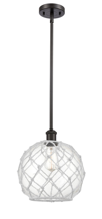 Innovations 516-1S-OB-G122-10RW One Light Mini Pendant, Oil Rubbed Bronze