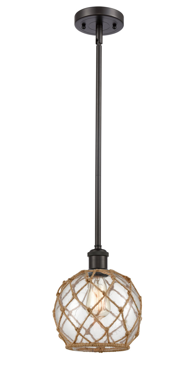 Innovations 516-1S-OB-G122-8RB-LED LED Mini Pendant, Oil Rubbed Bronze