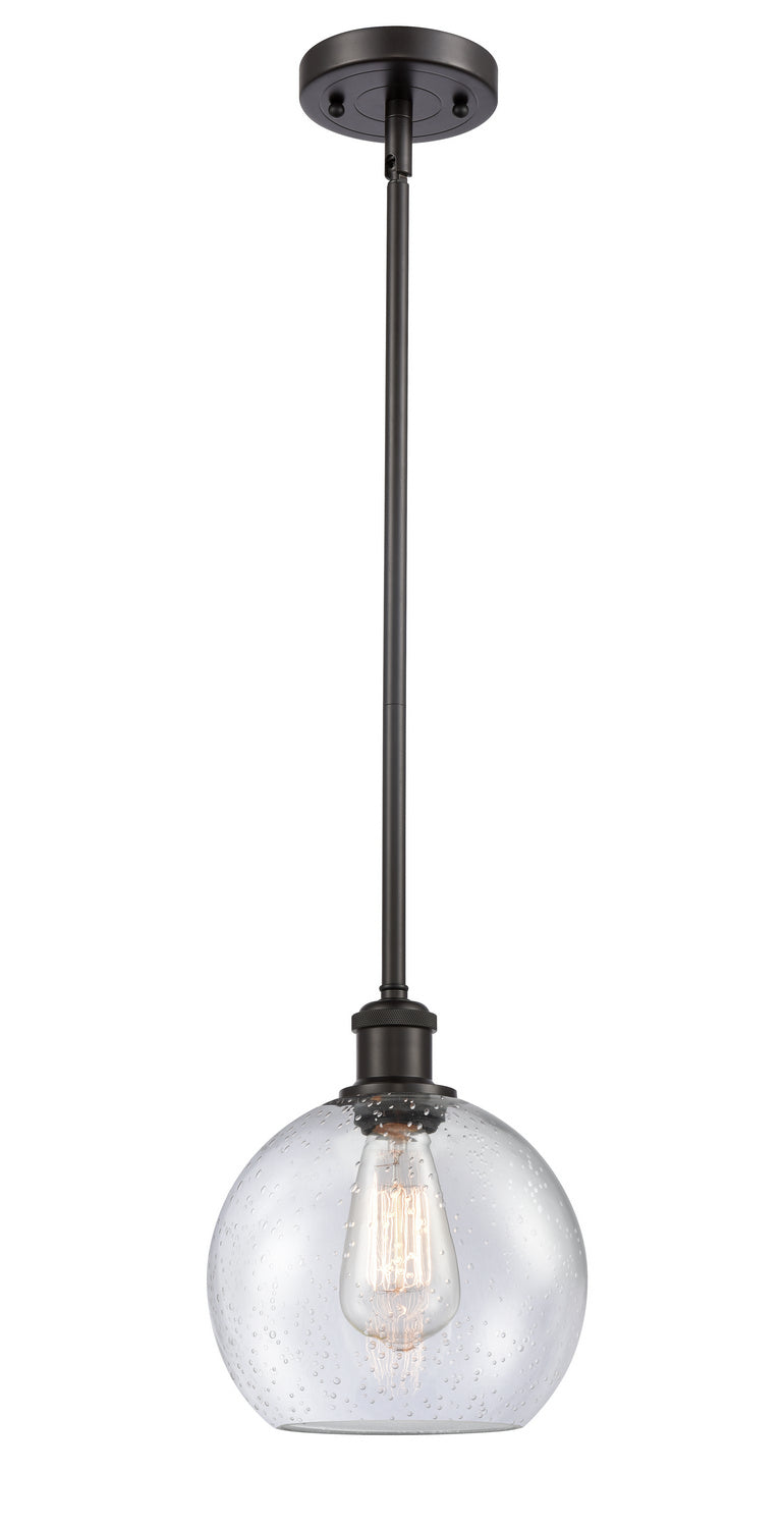 Innovations 516-1S-OB-G124-8 One Light Mini Pendant, Oil Rubbed Bronze