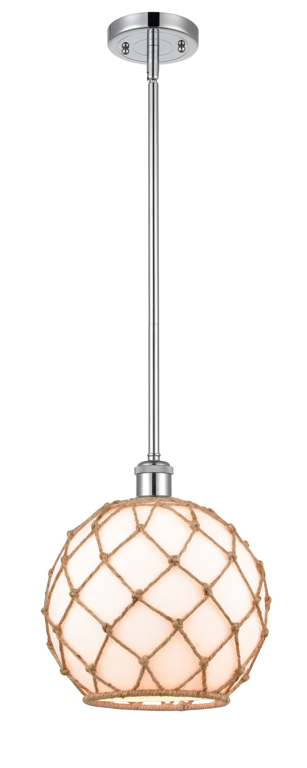 Innovations 516-1S-PC-G121-10RB One Light Mini Pendant, Polished Chrome