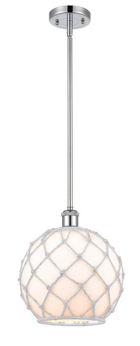 Innovations 516-1S-PC-G121-10RW One Light Mini Pendant, Polished Chrome