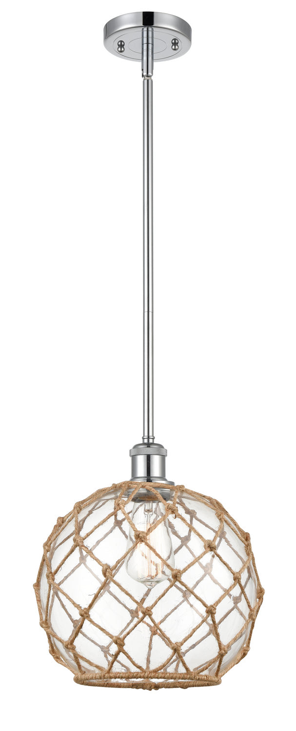Innovations 516-1S-PC-G122-10RB One Light Mini Pendant, Polished Chrome