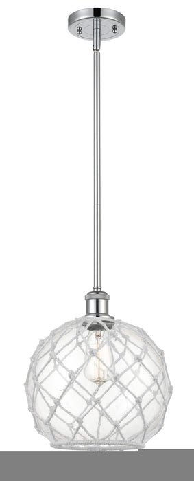 Innovations 516-1S-PC-G122-10RW One Light Mini Pendant, Polished Chrome