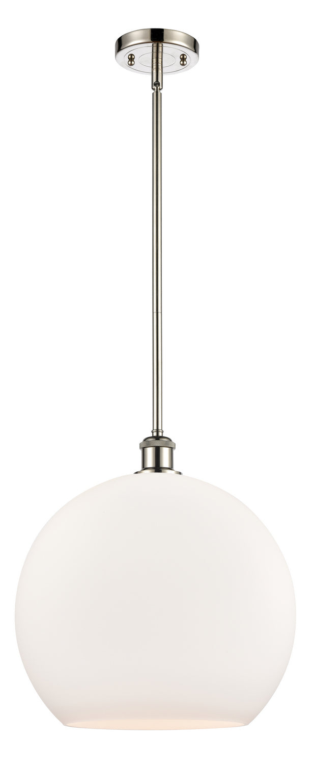 Innovations 516-1S-PN-G121-14-LED LED Pendant, Polished Nickel