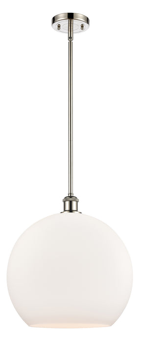Innovations 516-1S-PN-G121-14-LED LED Pendant, Polished Nickel