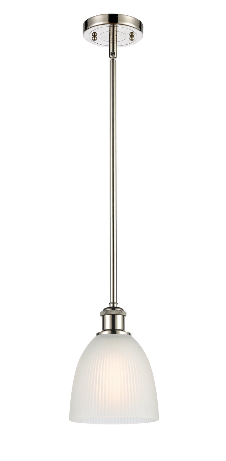 Innovations 516-1S-PN-G381 One Light Mini Pendant, Polished Nickel