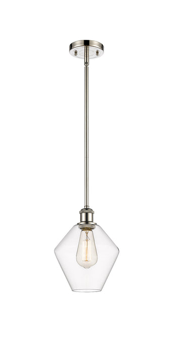 Innovations 516-1S-PN-G652-8 One Light Mini Pendant, Polished Nickel