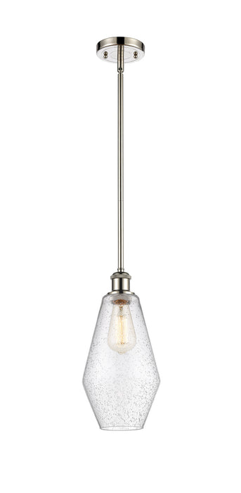 Innovations 516-1S-PN-G654-7 One Light Mini Pendant, Polished Nickel