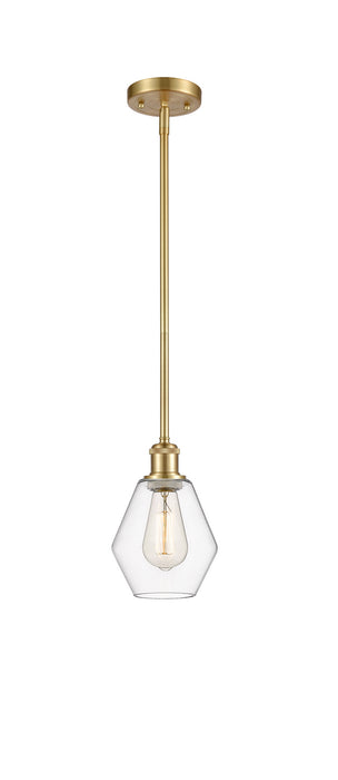 Innovations 516-1S-SG-G652-6 One Light Mini Pendant, Satin Gold