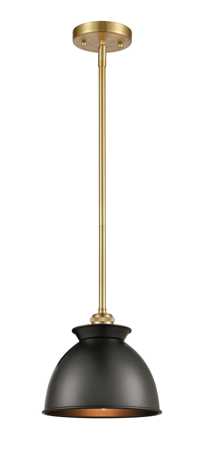 Innovations 516-1S-SG-M14-BK One Light Mini Pendant, Satin Gold