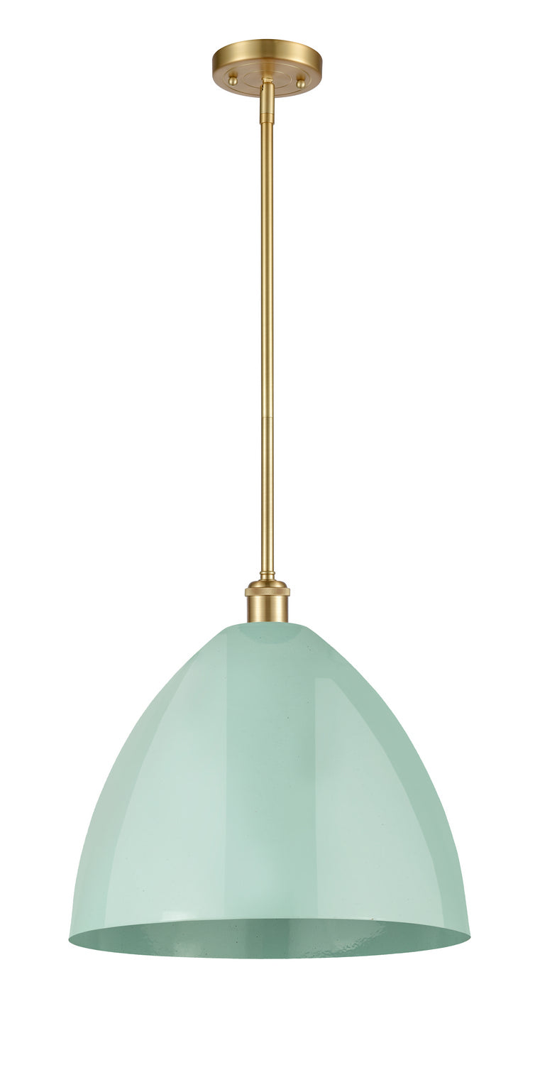 Innovations 516-1S-SG-MBD-16-SF-LED LED Pendant, Satin Gold