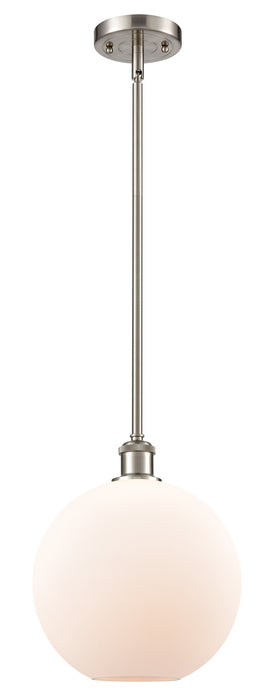Innovations 516-1S-SN-G121-10 One Light Mini Pendant, Brushed Satin Nickel