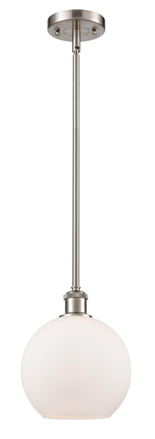 Innovations 516-1S-SN-G121-8 One Light Mini Pendant, Brushed Satin Nickel