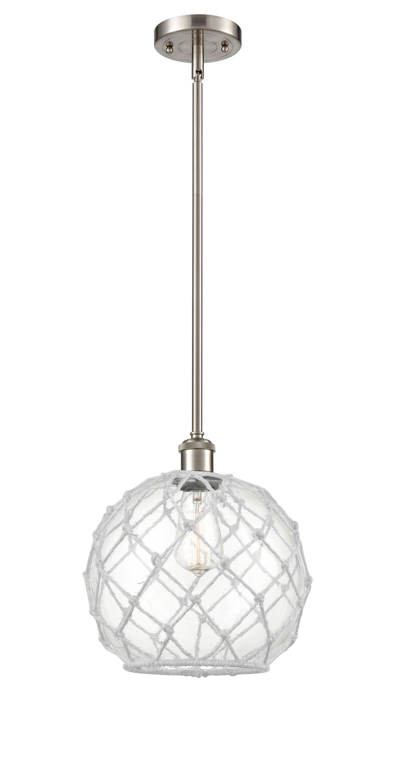 Innovations 516-1S-SN-G122-10RW One Light Mini Pendant, Brushed Satin Nickel