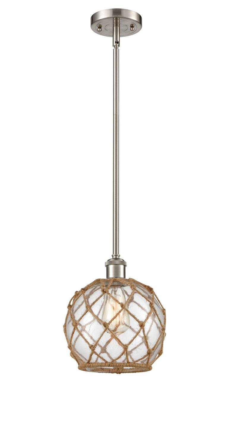 Innovations 516-1S-SN-G122-8RB-LED LED Mini Pendant, Brushed Satin Nickel