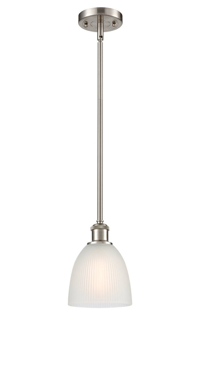 Innovations 516-1S-SN-G381 One Light Mini Pendant, Brushed Satin Nickel