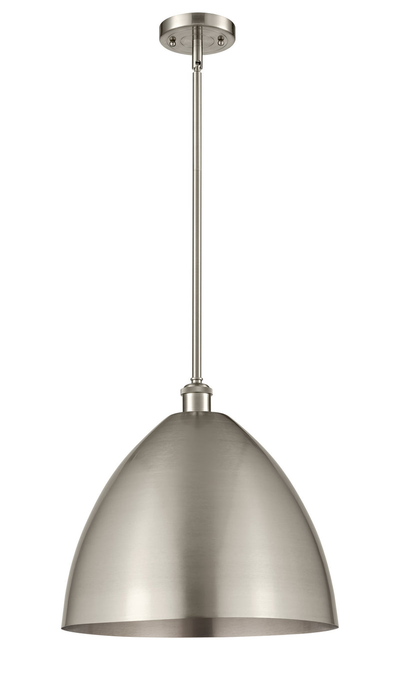 Innovations 516-1S-SN-MBD-16-SN One Light Pendant, Brushed Satin Nickel