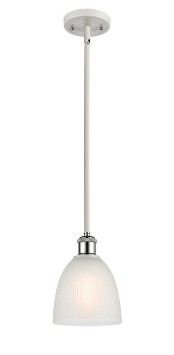 Innovations 516-1S-WPC-G381 One Light Mini Pendant, White Polished Chrome