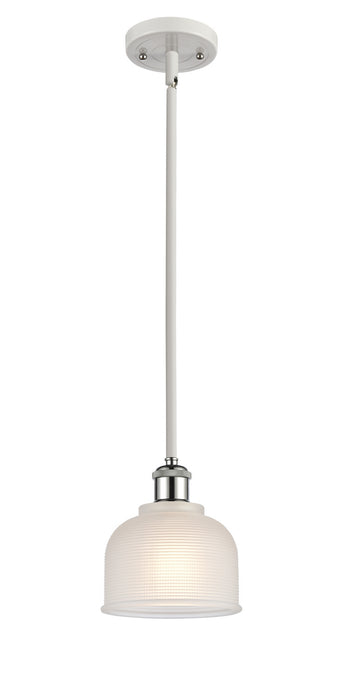 Innovations 516-1S-WPC-G411-LED LED Mini Pendant, White Polished Chrome