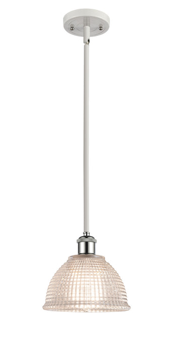 Innovations 516-1S-WPC-G422 One Light Mini Pendant, White Polished Chrome