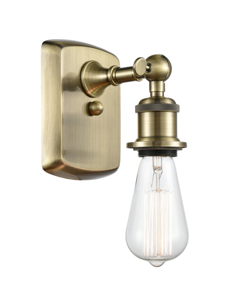 Innovations 516-1W-AB One Light Wall Sconce, Antique Brass