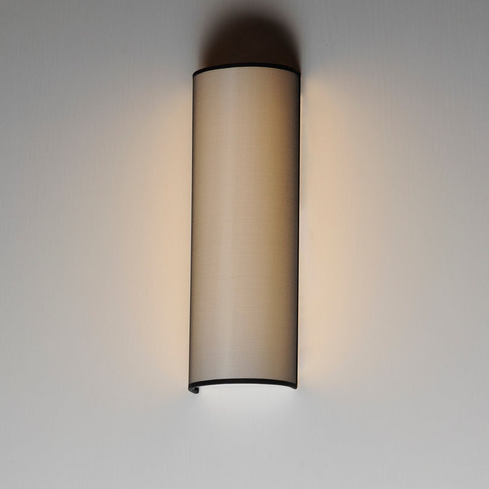 Maxim 10228BO LED Wall Sconce, Black Organza