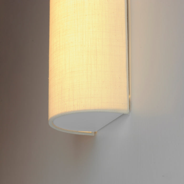 Maxim 10228OM LED Wall Sconce, Oatmeal Linen