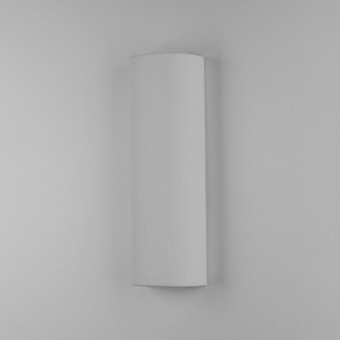Maxim 10228WL LED Wall Sconce, White Linen