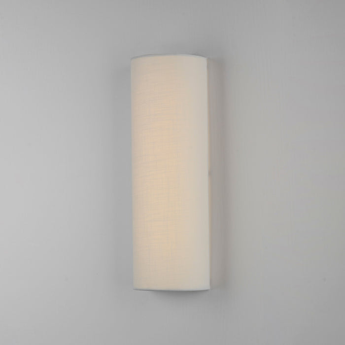 Maxim 10228WL LED Wall Sconce, White Linen
