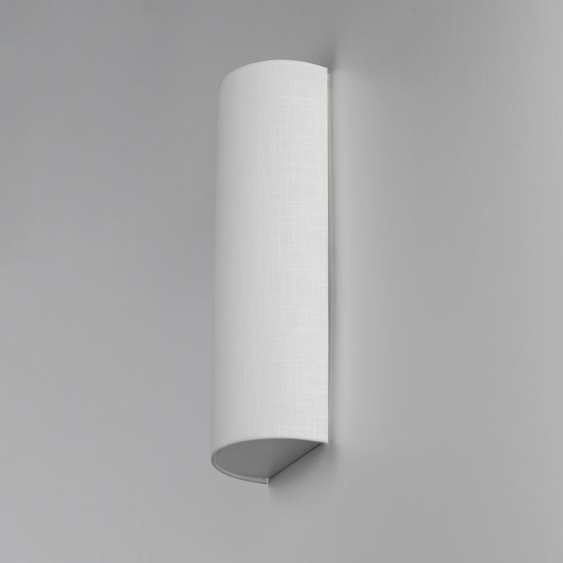Maxim 10228WL LED Wall Sconce, White Linen