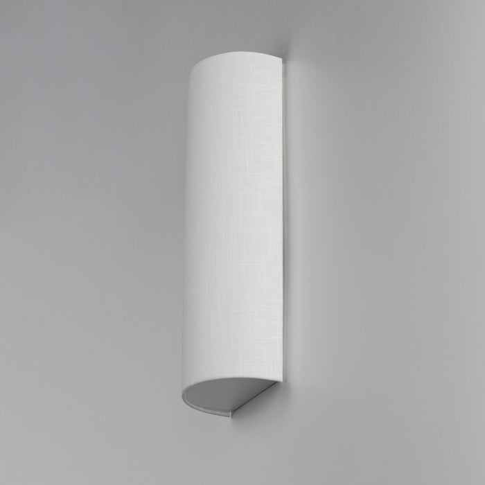Maxim 10228WL LED Wall Sconce, White Linen