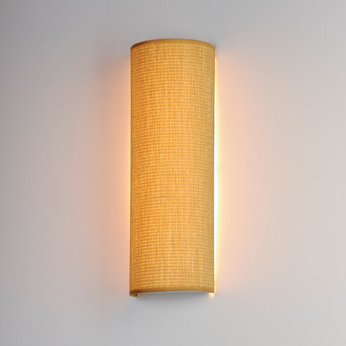 Maxim 10238GC LED Wall Sconce, Grasscloth