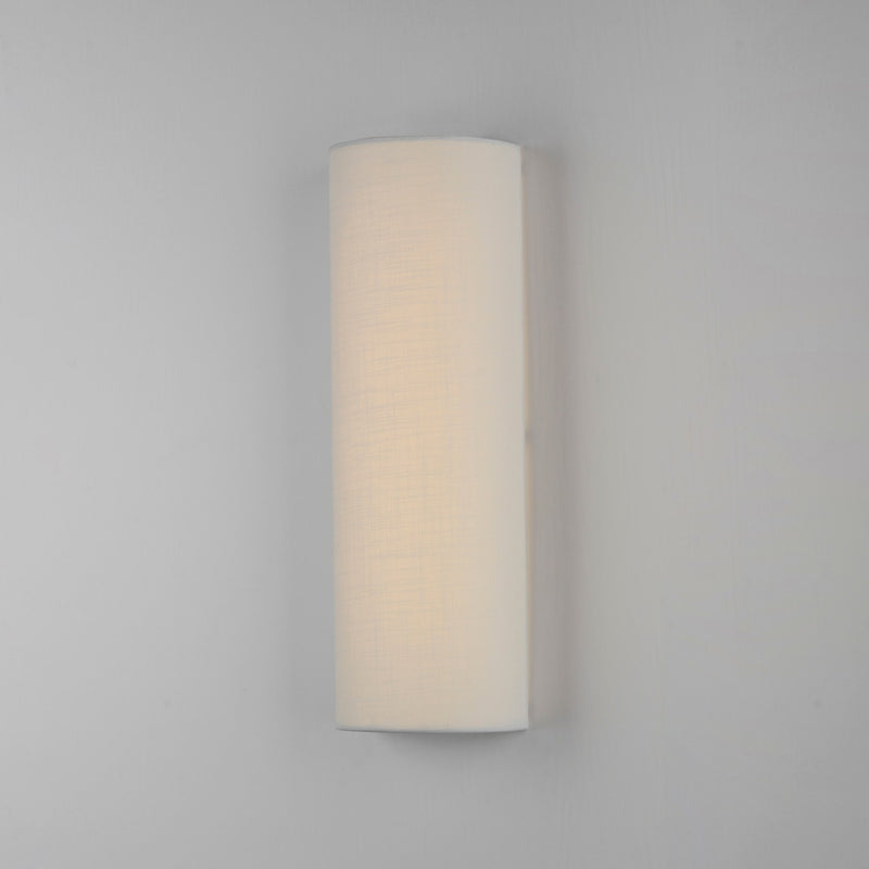 Maxim 10238WL LED Wall Sconce, White Linen