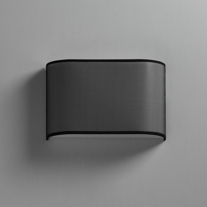 Maxim 10239BO LED Wall Sconce, Black Organza