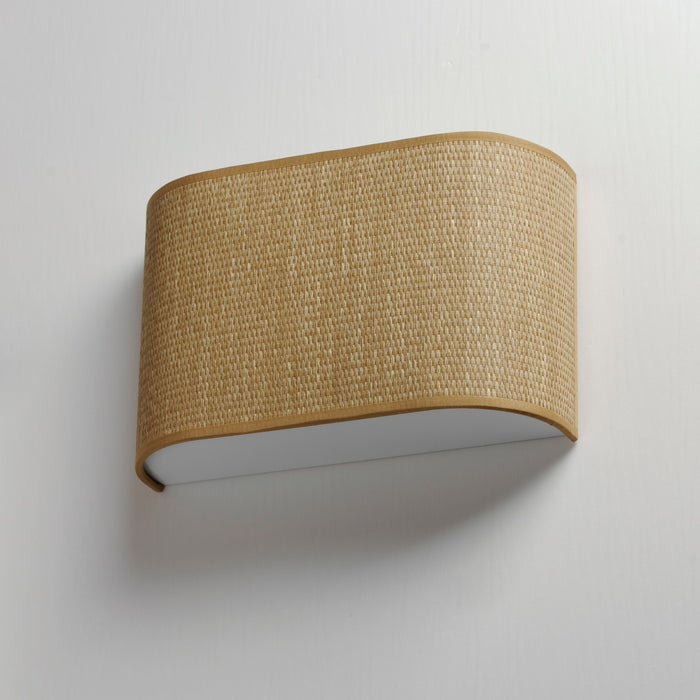 Maxim 10239GC LED Wall Sconce, Grasscloth