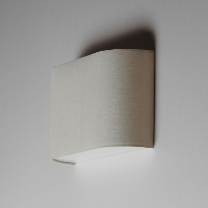 Maxim 10239OM LED Wall Sconce, Oatmeal Linen