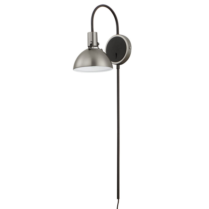Maxim 12041SN One Light Wall Sconce, Satin Nickel