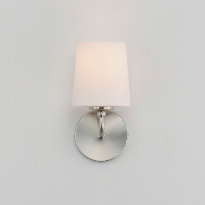 Maxim 12091SWSN One Light Wall Sconce, Satin Nickel