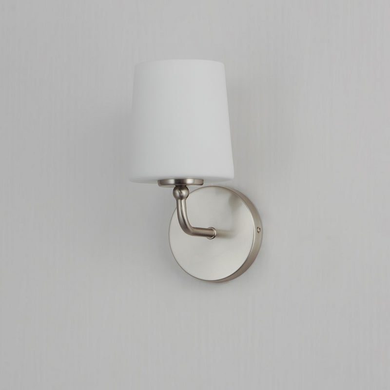 Maxim 12091SWSN One Light Wall Sconce, Satin Nickel