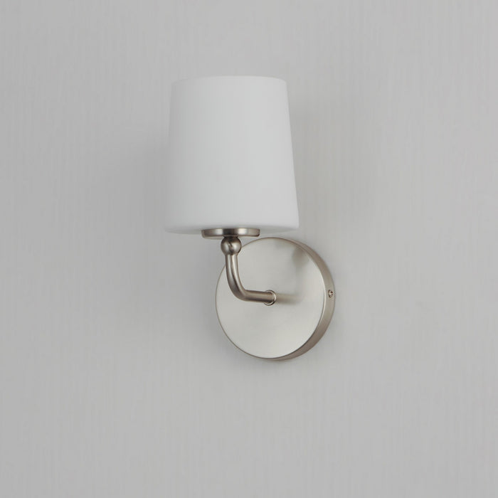 Maxim 12091SWSN One Light Wall Sconce, Satin Nickel