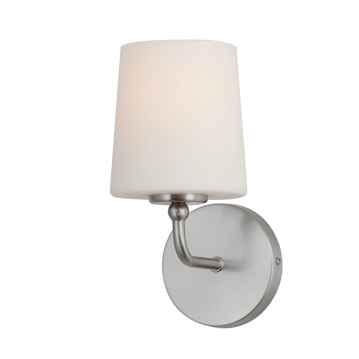 Maxim 12091SWSN One Light Wall Sconce, Satin Nickel