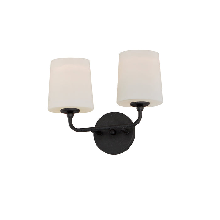 Maxim 12092SWAR Two Light Wall Sconce, Anthracite