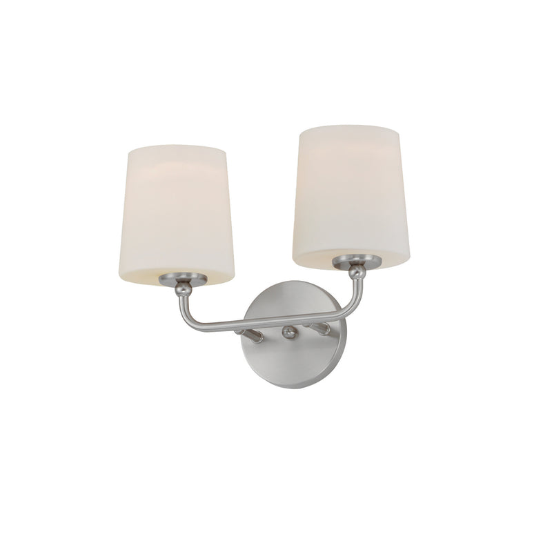 Maxim 12092SWSN Two Light Wall Sconce, Satin Nickel