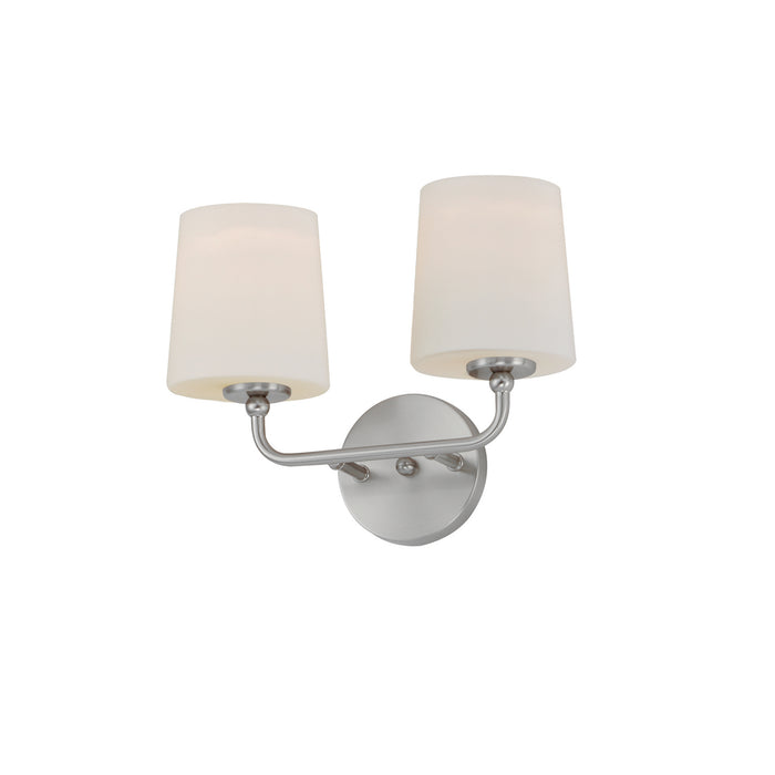 Maxim 12092SWSN Two Light Wall Sconce, Satin Nickel