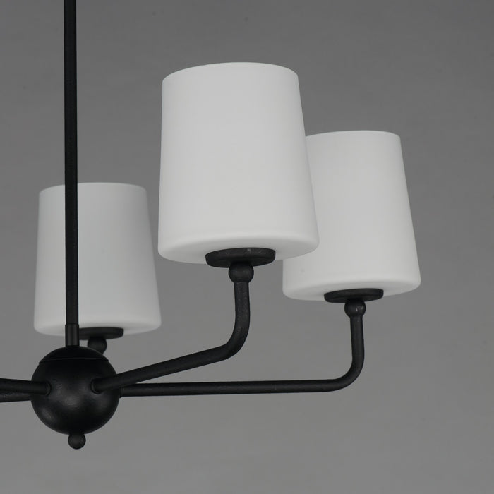 Maxim 12095SWAR Five Light Chandelier, Anthracite