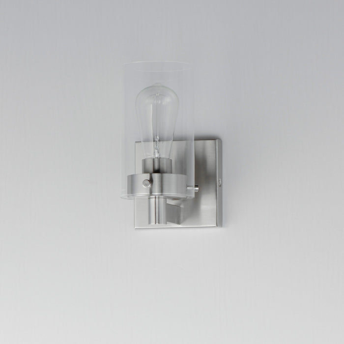 Maxim 12401CLSN One Light Wall Sconce, Satin Nickel