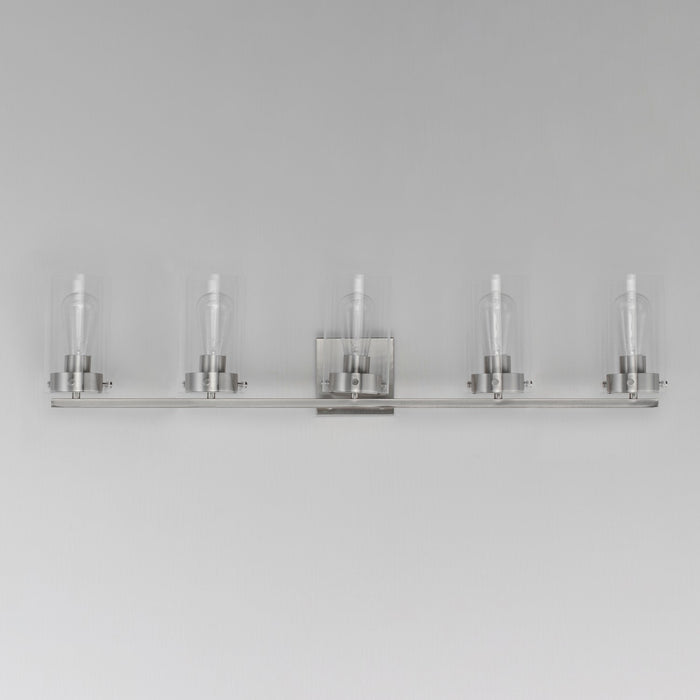 Maxim 12405CLSN Five Light Bath Vanity, Satin Nickel