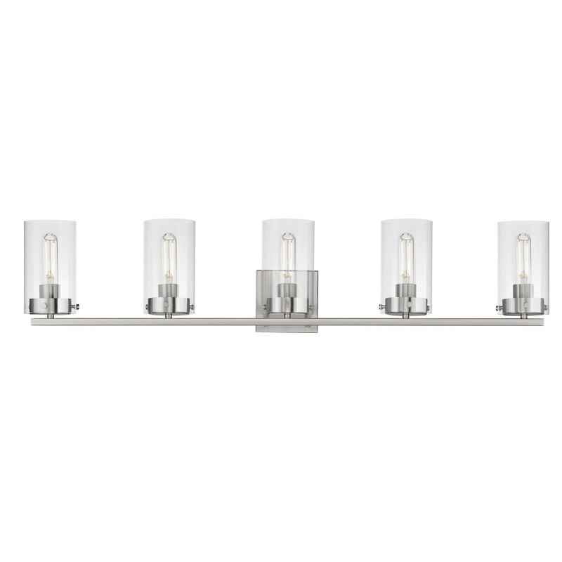 Maxim 12405CLSN Five Light Bath Vanity, Satin Nickel