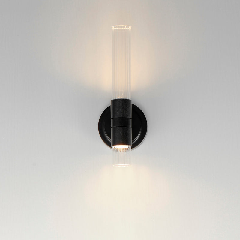Maxim 16161CRBK LED Wall Sconce, Black